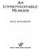 [Manor House Mysteries 09] • An Unmentionable Murder